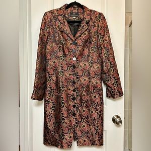 Vanessa Riley 100% Silk Coat